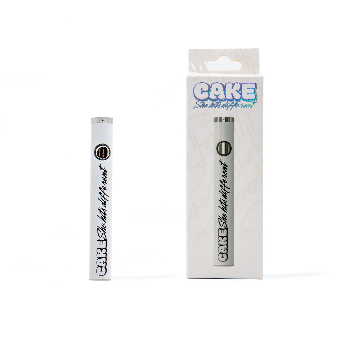 Classic 510 Vape Battery Sleek Design | CAKE Essentials SHE HITS DIFFERENT Classic 510 Vape Battery Sleek Design | CAKE Essentials SHE HITS DIFFERENT